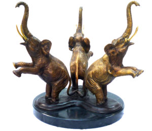 Bronze Elephant Table