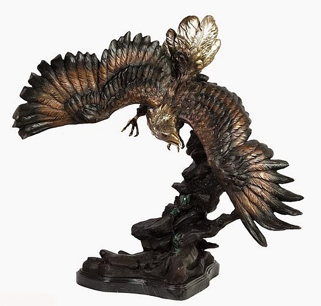 Bronze Bald Eagle Statue (2021 Price) - DK 2496