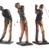 Bronze Golfer Statue