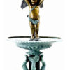 Bronze Cherub Angel Tiered Fountain