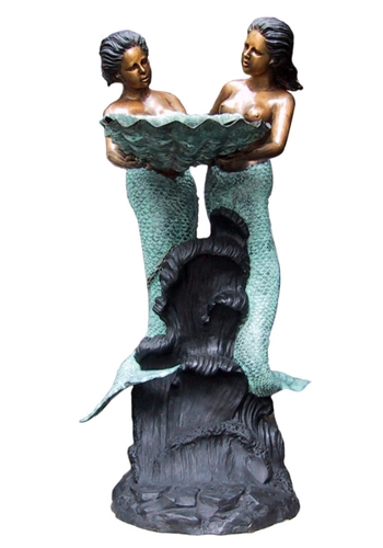 Bronze Mermaid Fountains (2021 PRICE) - DD F-034