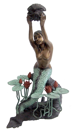 Bronze Mermaid Fountain - DD F-055