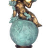 Bronze Cupid on Earth Fountain