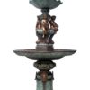Bronze Boys Fish Tier Fountain