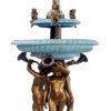 Bronze Boys Blowing Horn Fountain