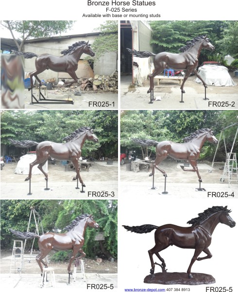 *** Bronze Horse Statue *** (2021 Price) - DD FR-025