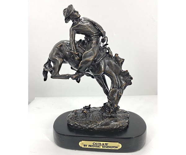 Bronze Remington Outlaw Statue (Prices Here) - ASB 008