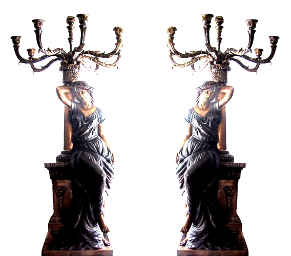Bronze Decorative Torchiere Lighting - DD L-035