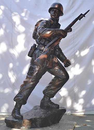 Bronze Soldier Statue - DD MIL-1