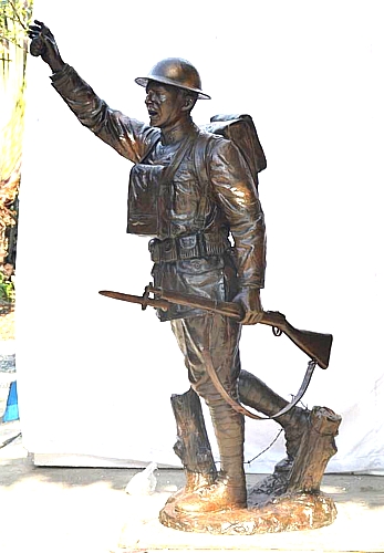 Bronze Soldier Statue - DD MIL-2