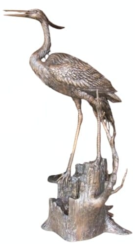 Bronze Heron Fountain - KT AP-868