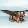 Bronze Rhinoceros Table Base