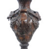 Incredible Bronze Detailed Decorative Faced Urn