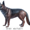 Bronze German Shepherd “The statue arrived, it’s awesome”