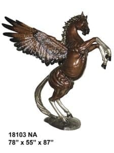 Bronze Pegasus Statue