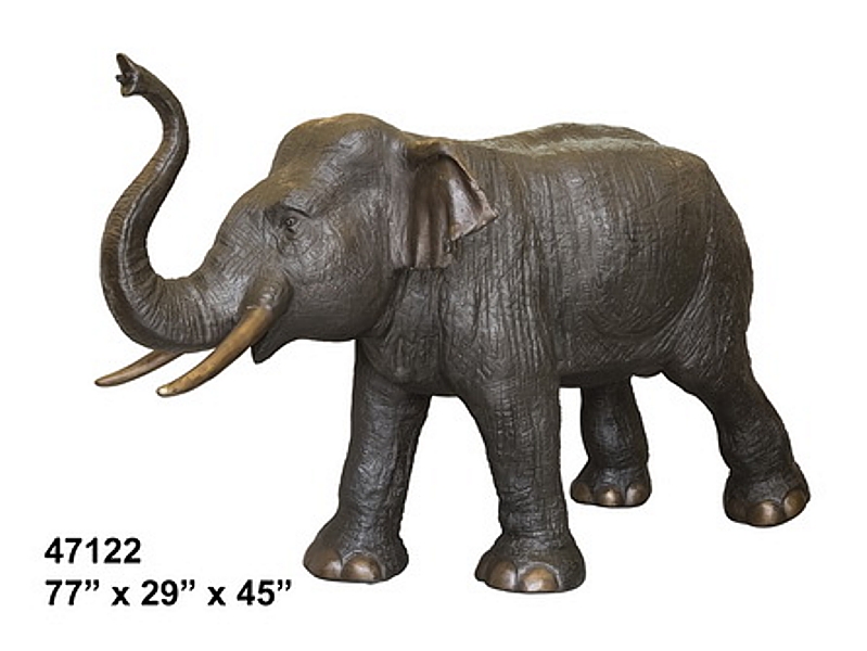 Bronze Elephant Statue - AF 47122