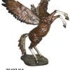 Flying Bronze Pegasus Statue