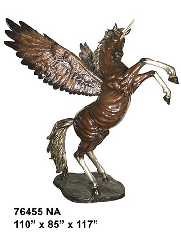 Bronze Unicorn Statues