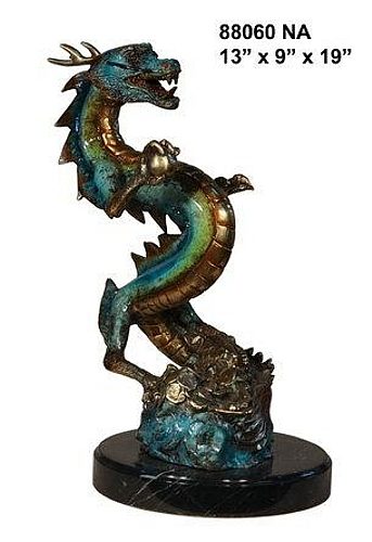 Bronze Dragon Statue - AF 88060-S