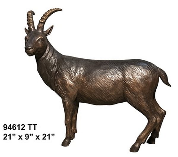 Bronze Goat Statue