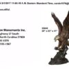 Bronze Eagle School Mascot Statue “It is absolutely beautiful”