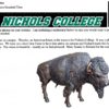 Bronze Bison Statue “Lynn, Looby, “Richard went beyond the call of duty”