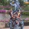Bronze Neptune Fountain