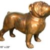 Bronze Boy & Dog Statue