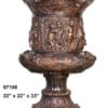 Bronze Lid Planter Urn