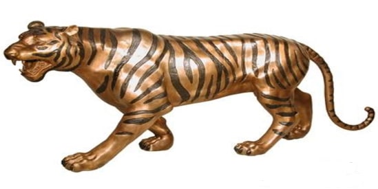 Bronze Tiger Statue