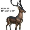 Bronze Buck Deer Statue