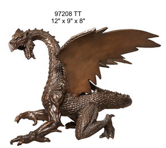 Bronze Dragon Statue - AF 98208 TT