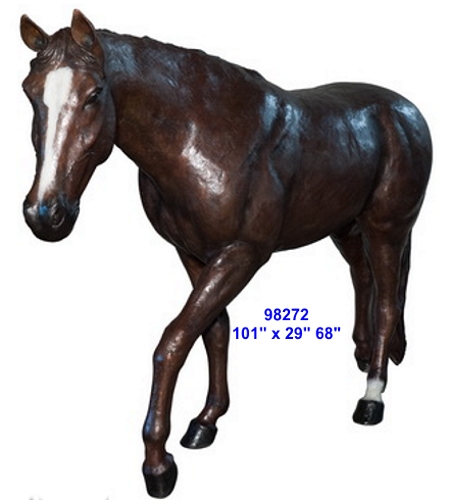 Bronze Horse Statue - AF 98272