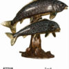 Bronze Koi Fish Fountain