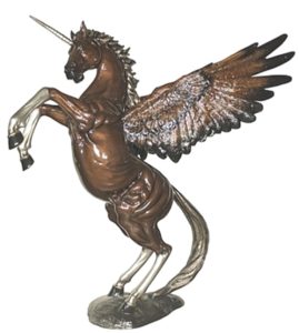Bronze Unicorn Statue