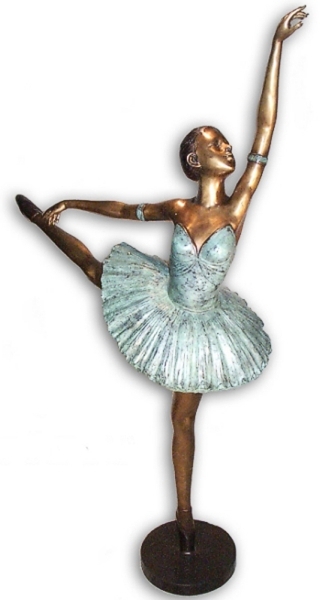 Bronze Ballerina Statue - AF 28940
