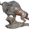 Bronze Bison Calf Statue