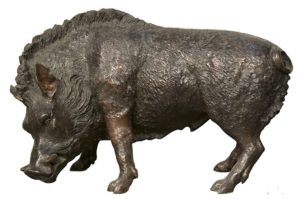 Bronze Wild Boar Statues