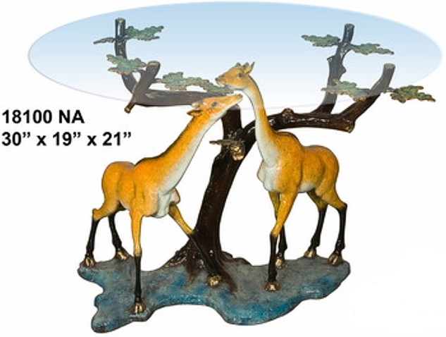Bronze Giraffe Table Base - AF 18100NA