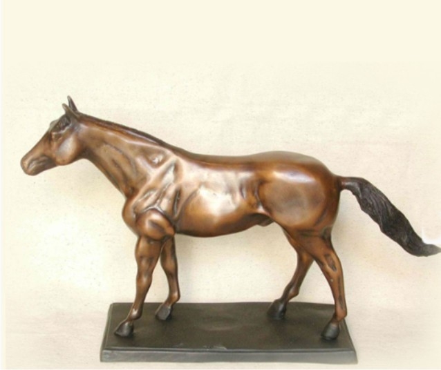 Bronze Tabletop Horse Statue - AF 28475