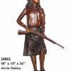 Bronze Gun Slinger Statue
