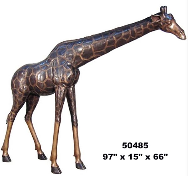Bronze Giraffe Statue