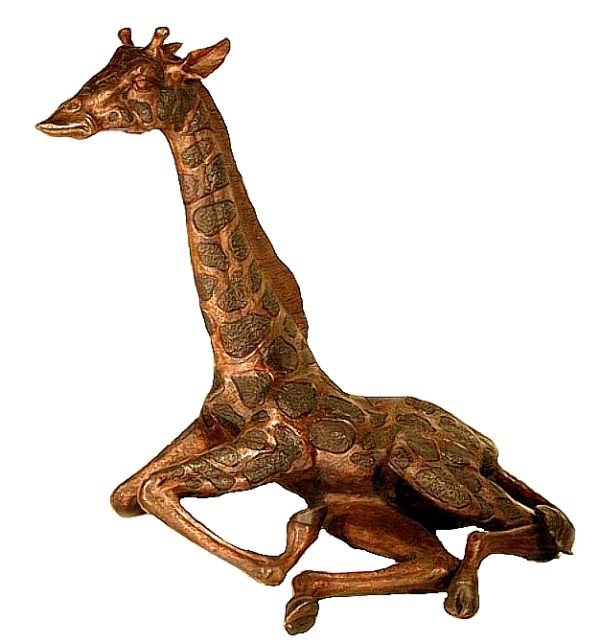 Bronze Baby Giraffe Statue