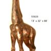 Bronze Giraffe Statue
