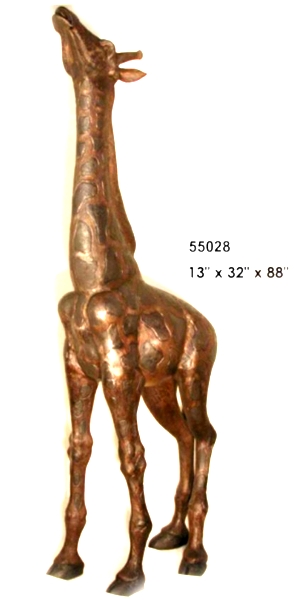 Bronze Giraffe Statues - AF 55028