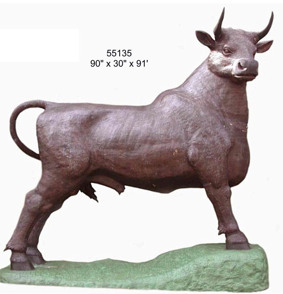 Bronze Bull Statue - AF 55135