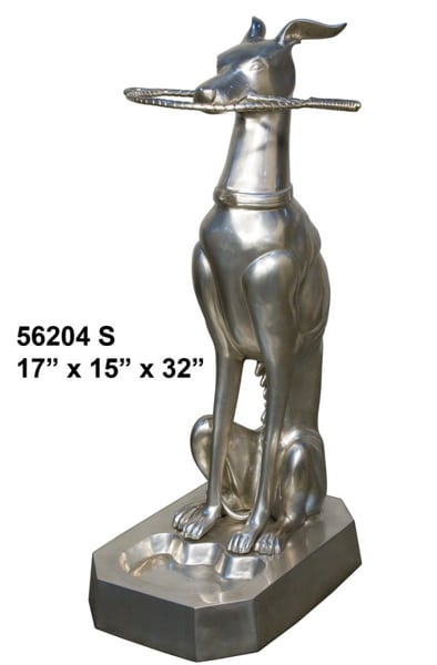 Bronze Whippet Statue - AF 56204S