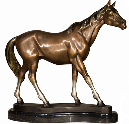 Bronze Tabletop Horse Statue - AF 57644M