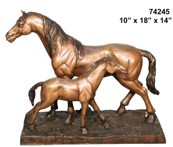 Bronze Tabletop Horse Statue (2021 PRICE) - AF 74245