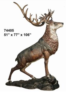 Bronze Deer Statues